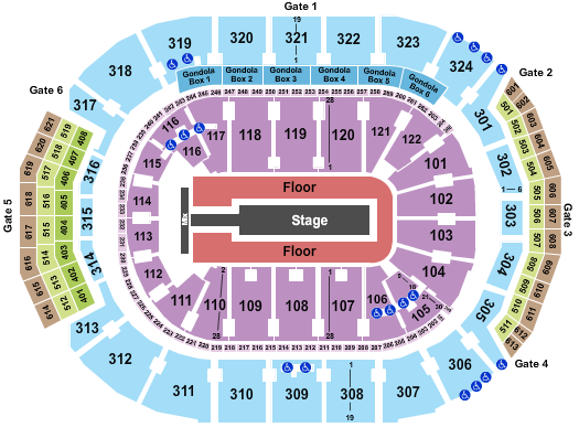 Scotiabank Arena Seating Chart